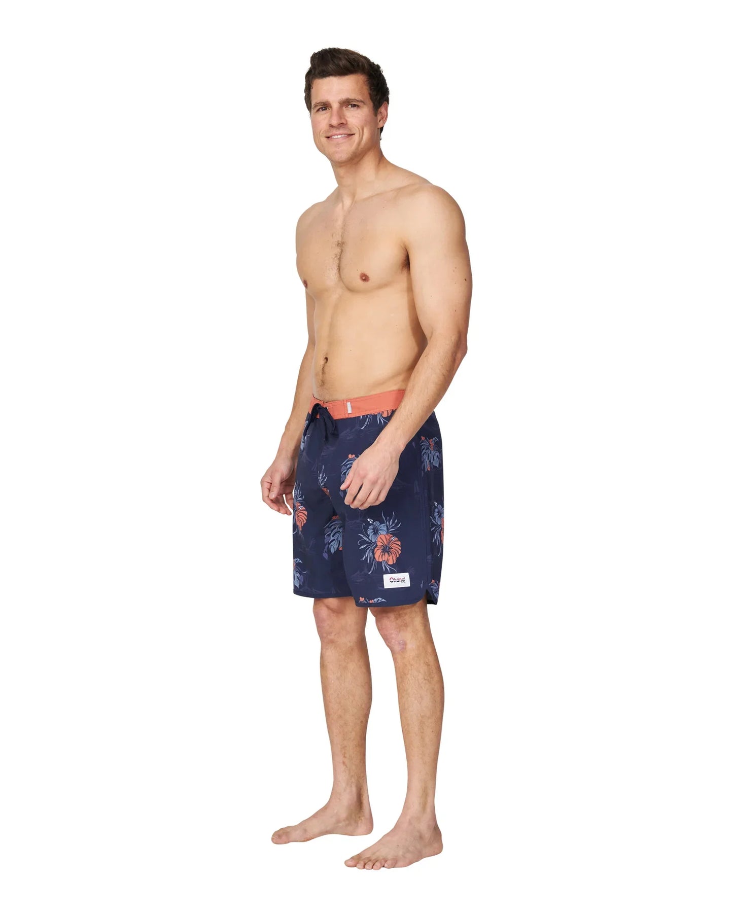 Mens - Retro Boardrider Boardshort - Oasis Retro - Navy Multi