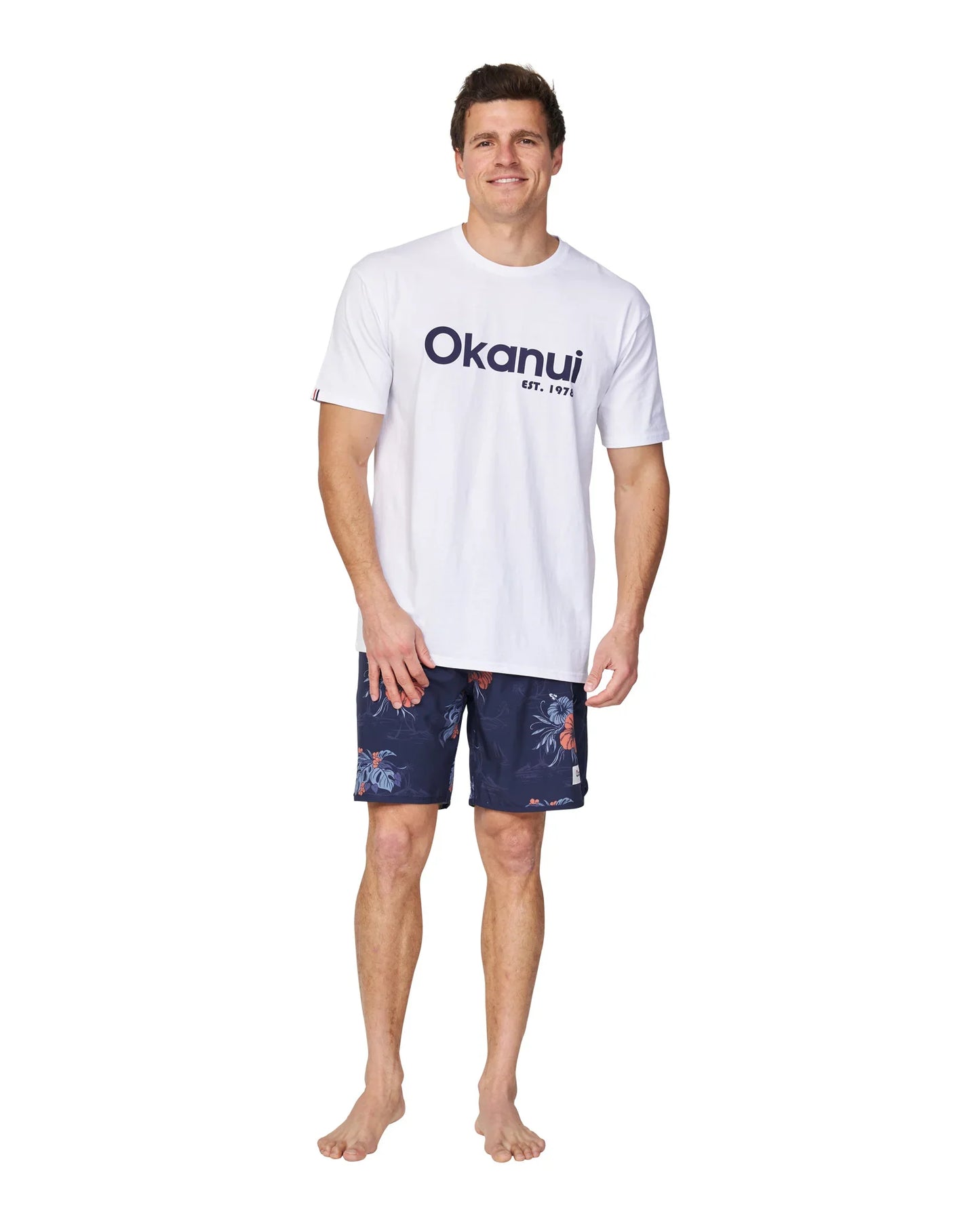 Mens - Retro Boardrider Boardshort - Oasis Retro - Navy Multi