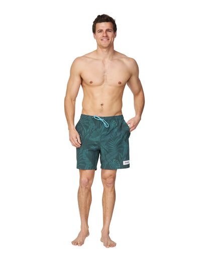 Mens - Stretch Swim Short - Jungle Stretch - Khaki