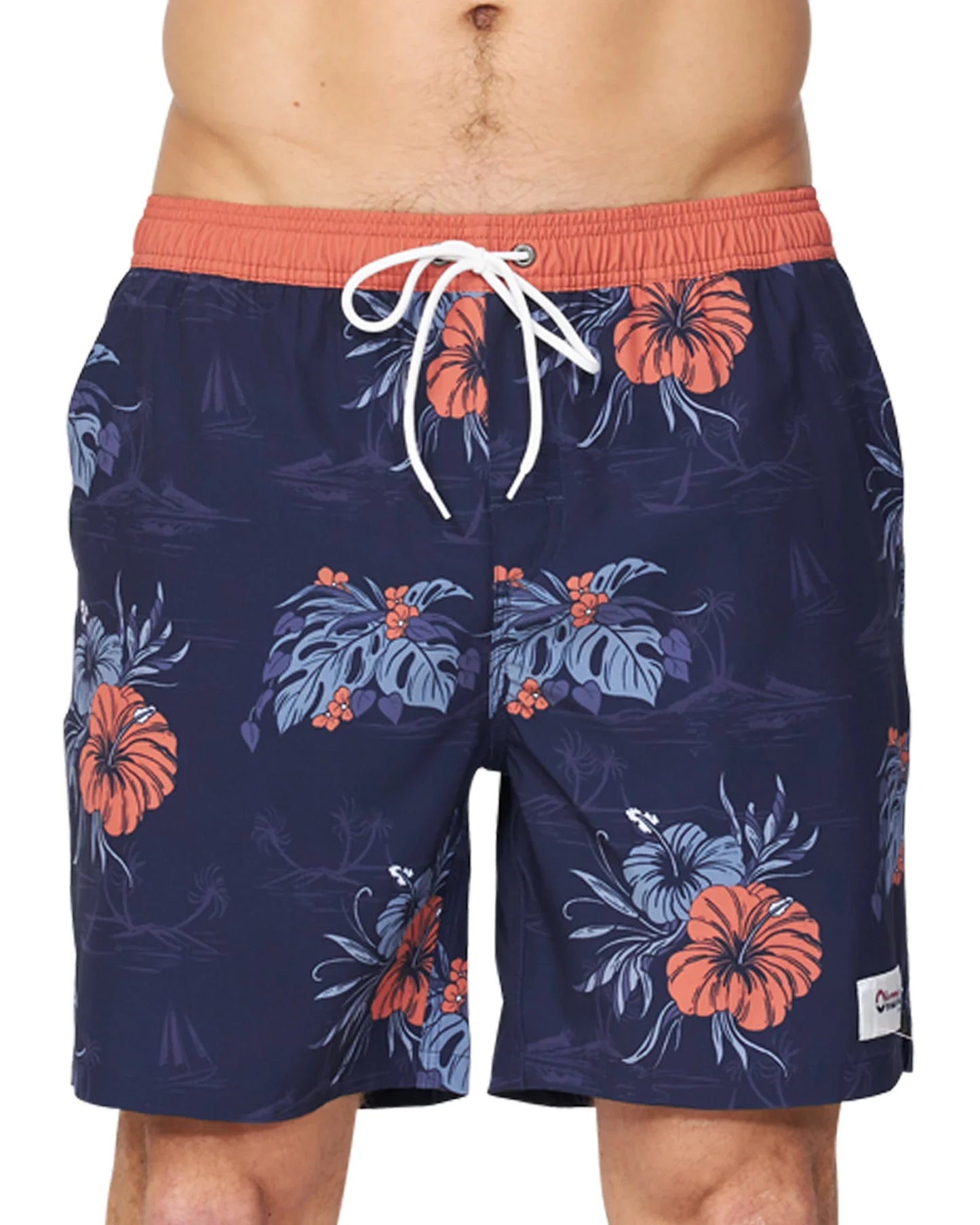Mens - Stretch Swim Short - Oasis Stretch - Navy Multi