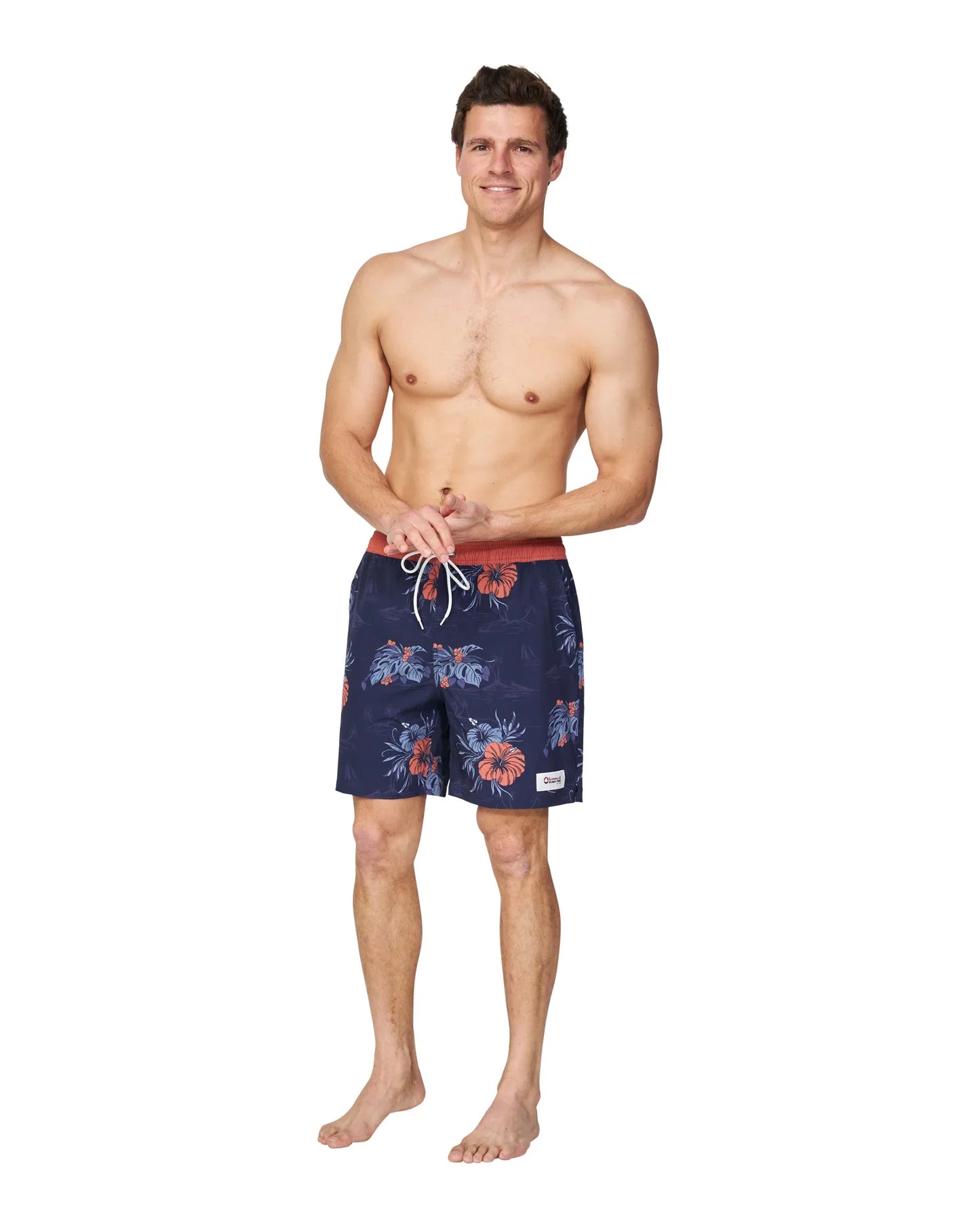 Mens - Stretch Swim Short - Oasis Stretch - Navy Multi