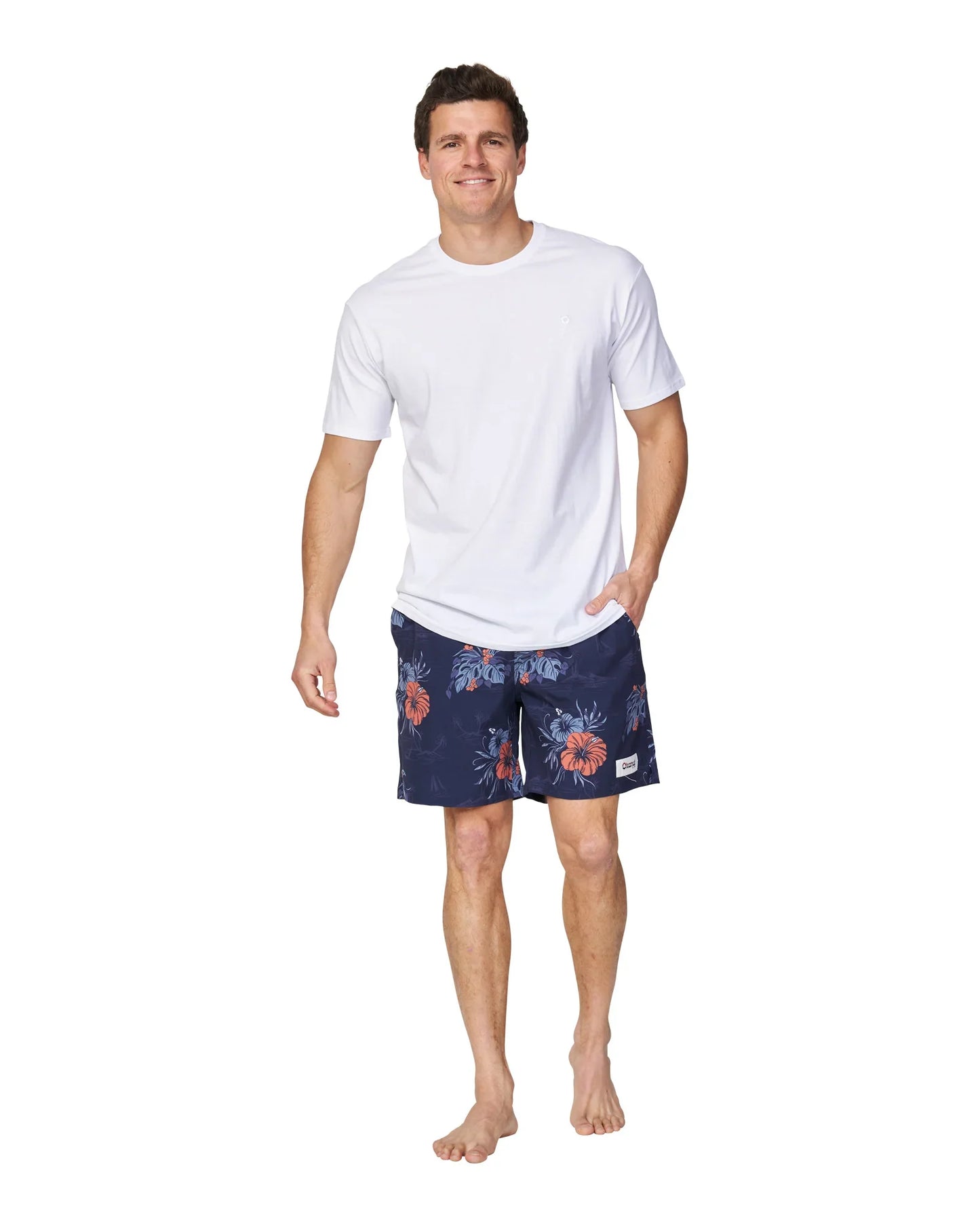 Mens - Stretch Swim Short - Oasis Stretch - Navy Multi