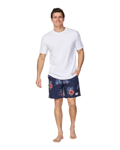 Mens - Stretch Swim Short - Oasis Stretch - Navy Multi