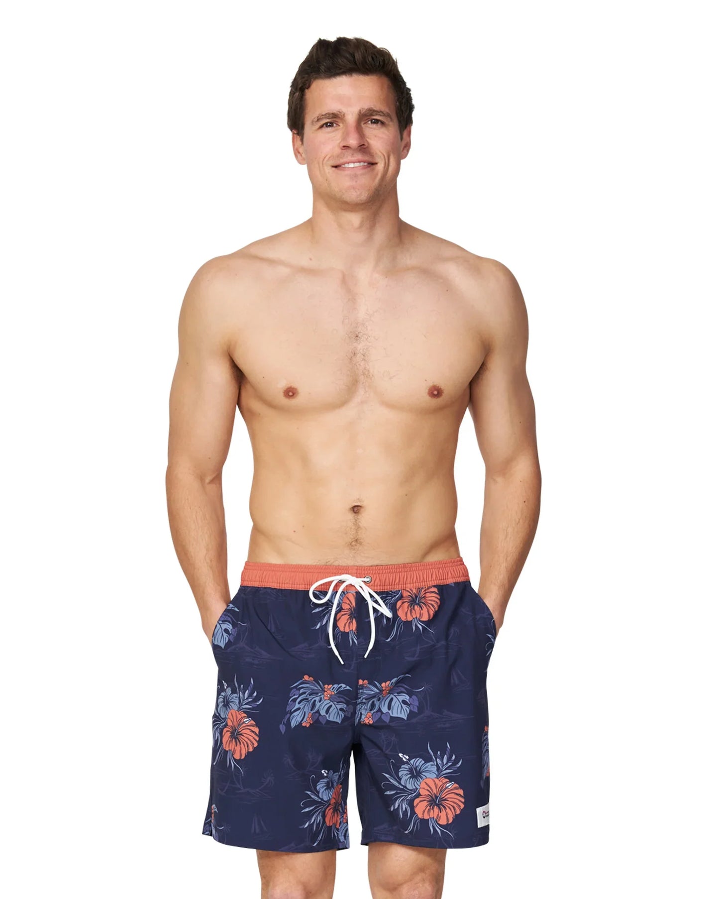 Mens - Stretch Swim Short - Oasis Stretch - Navy Multi