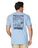 Mens - T-Shirt - Framed - Steel Blue