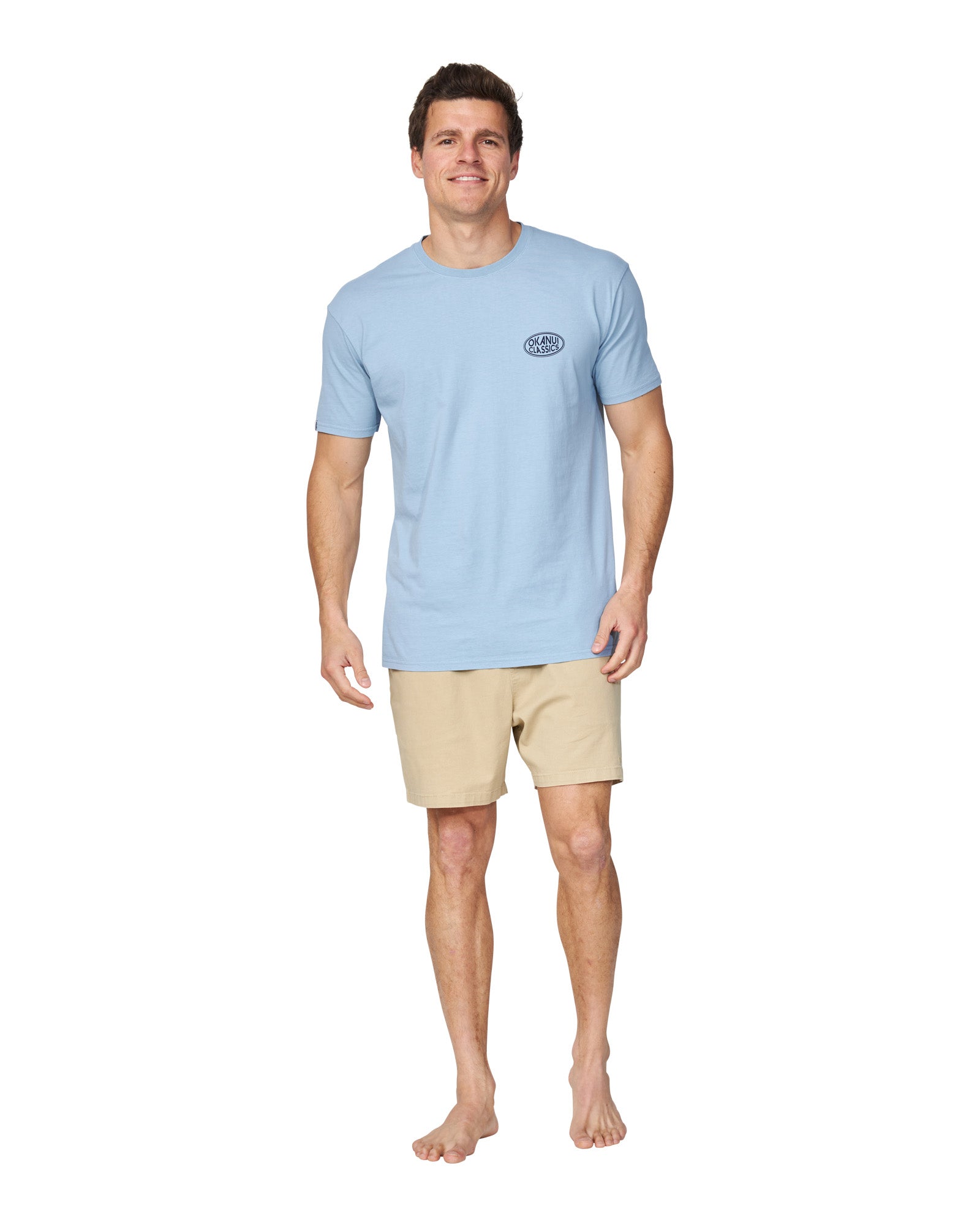 Mens - T-Shirt - Framed - Steel Blue