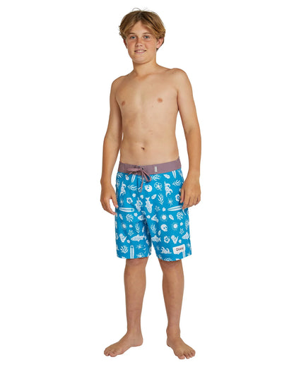 Boys - Boardrider Boardshorts - Spare Parts - Blue