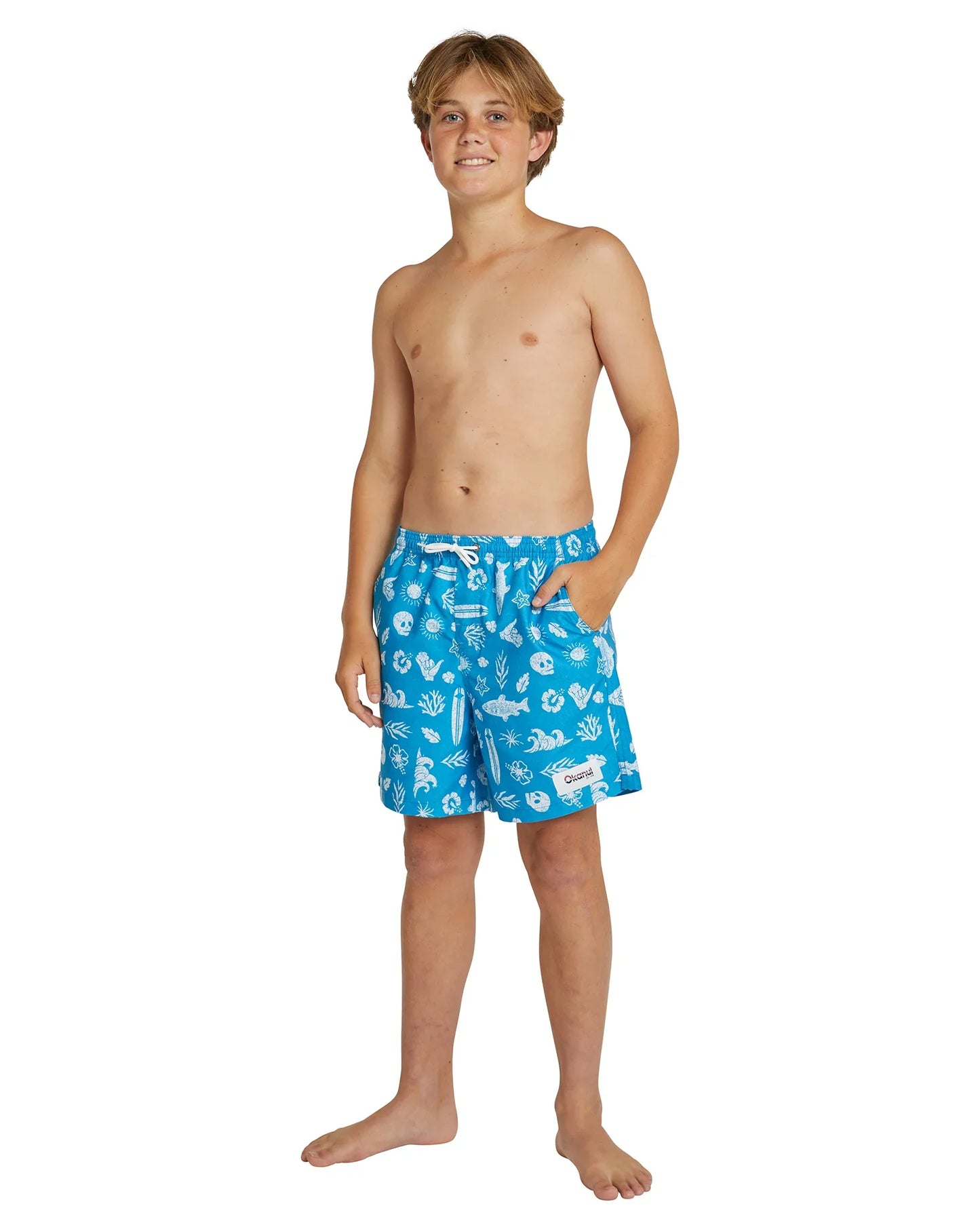 Boys - Swim Short - Spare Parts - Blue