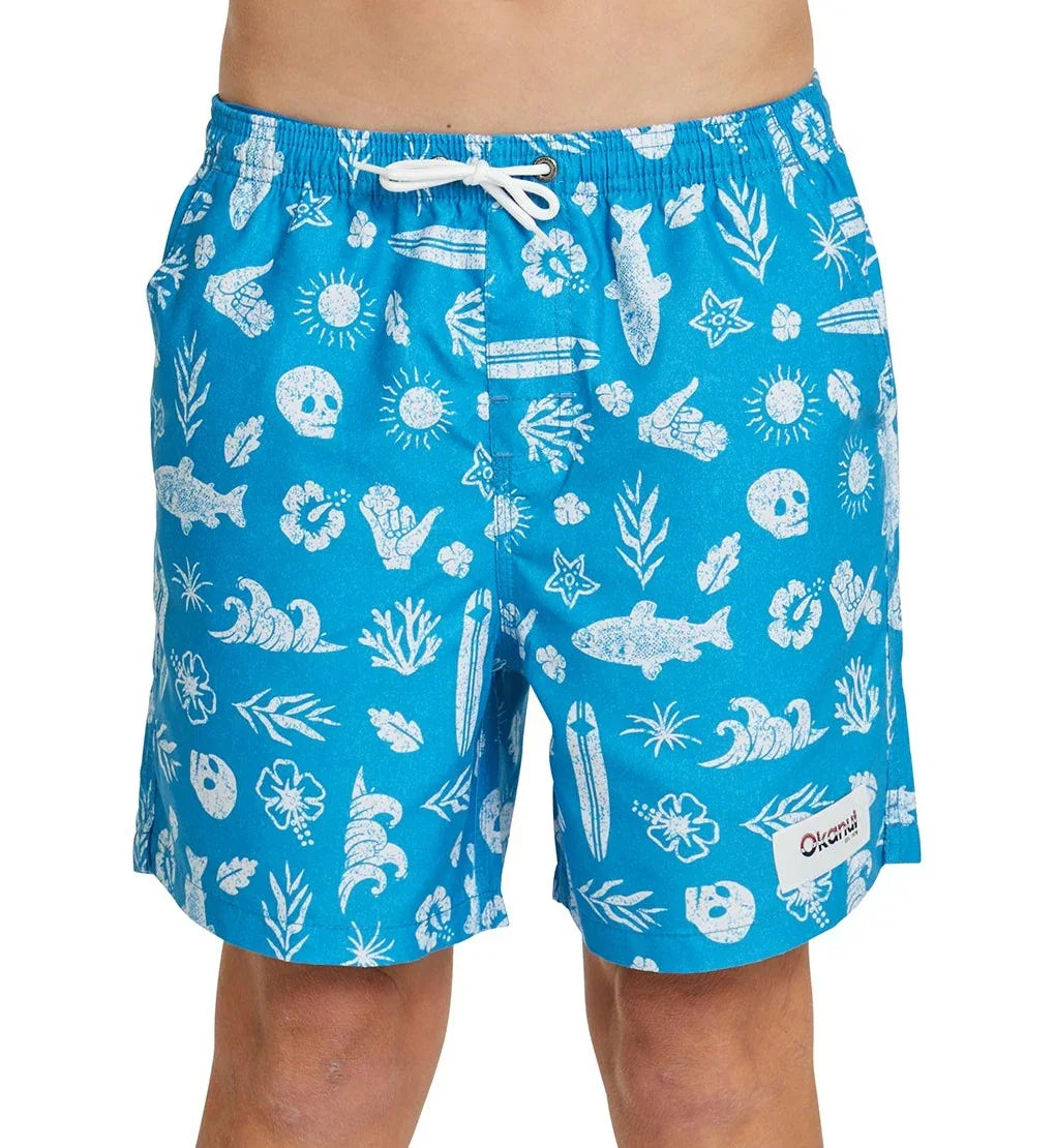 Boys - Swim Short - Spare Parts - Blue