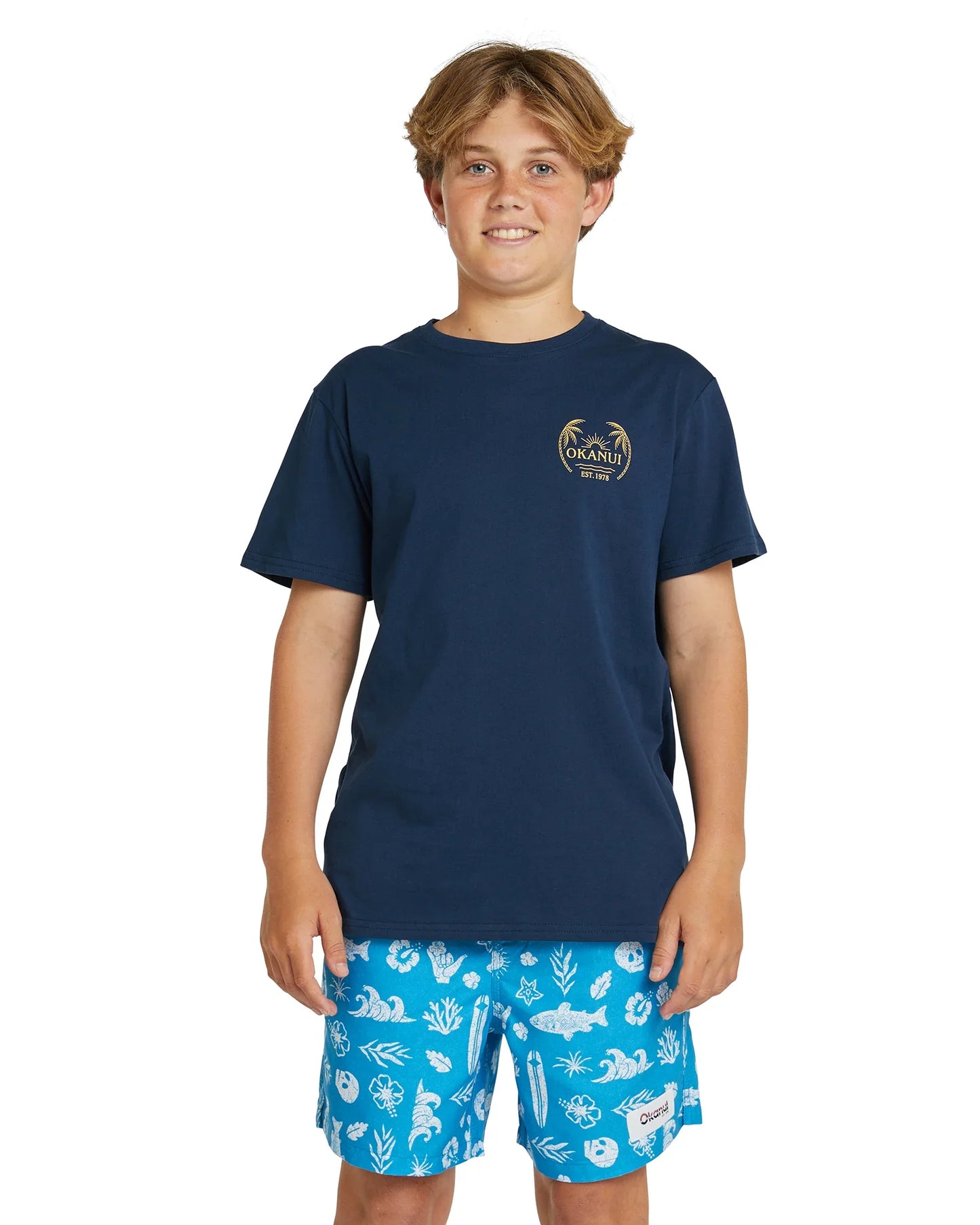 Boys - T-Shirt - Scenic Route - Navy
