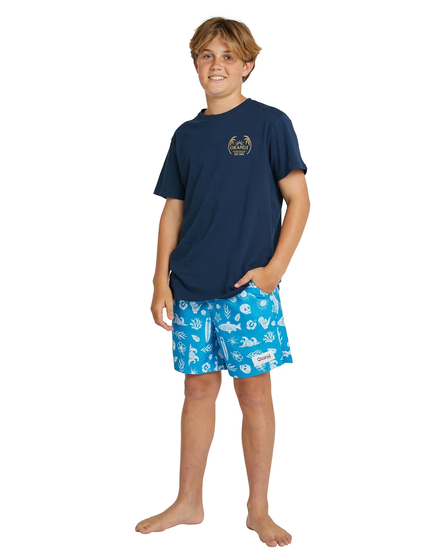 Boys - T-Shirt - Scenic Route - Navy