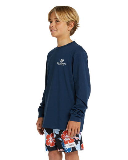 Boys - Long Sleeve T's - Mirage - Navy