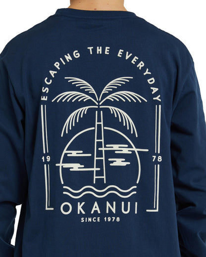 Boys - Long Sleeve T's - Mirage - Navy