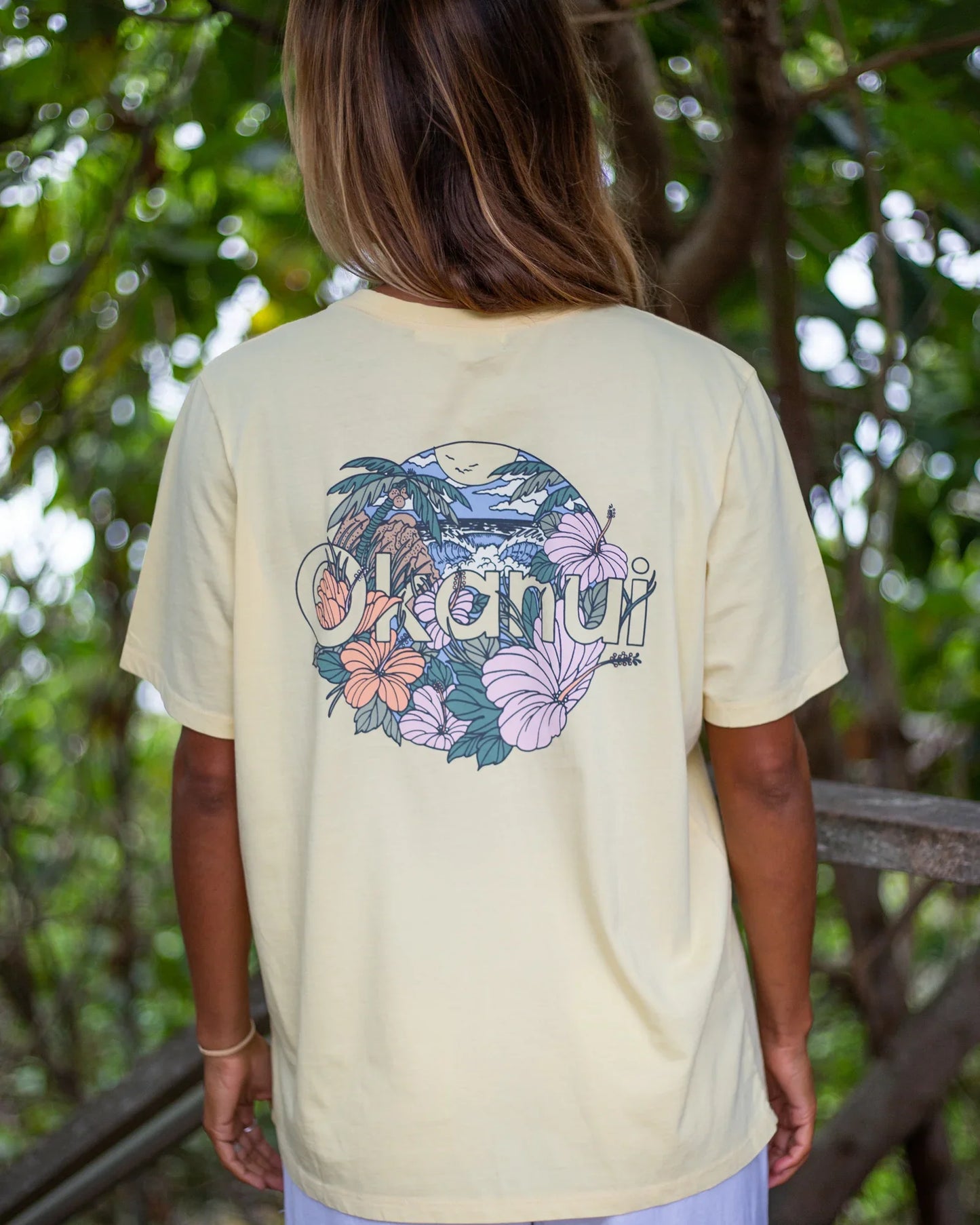 Womens - T-Shirt - Beach Club Tee - Lemon Drop