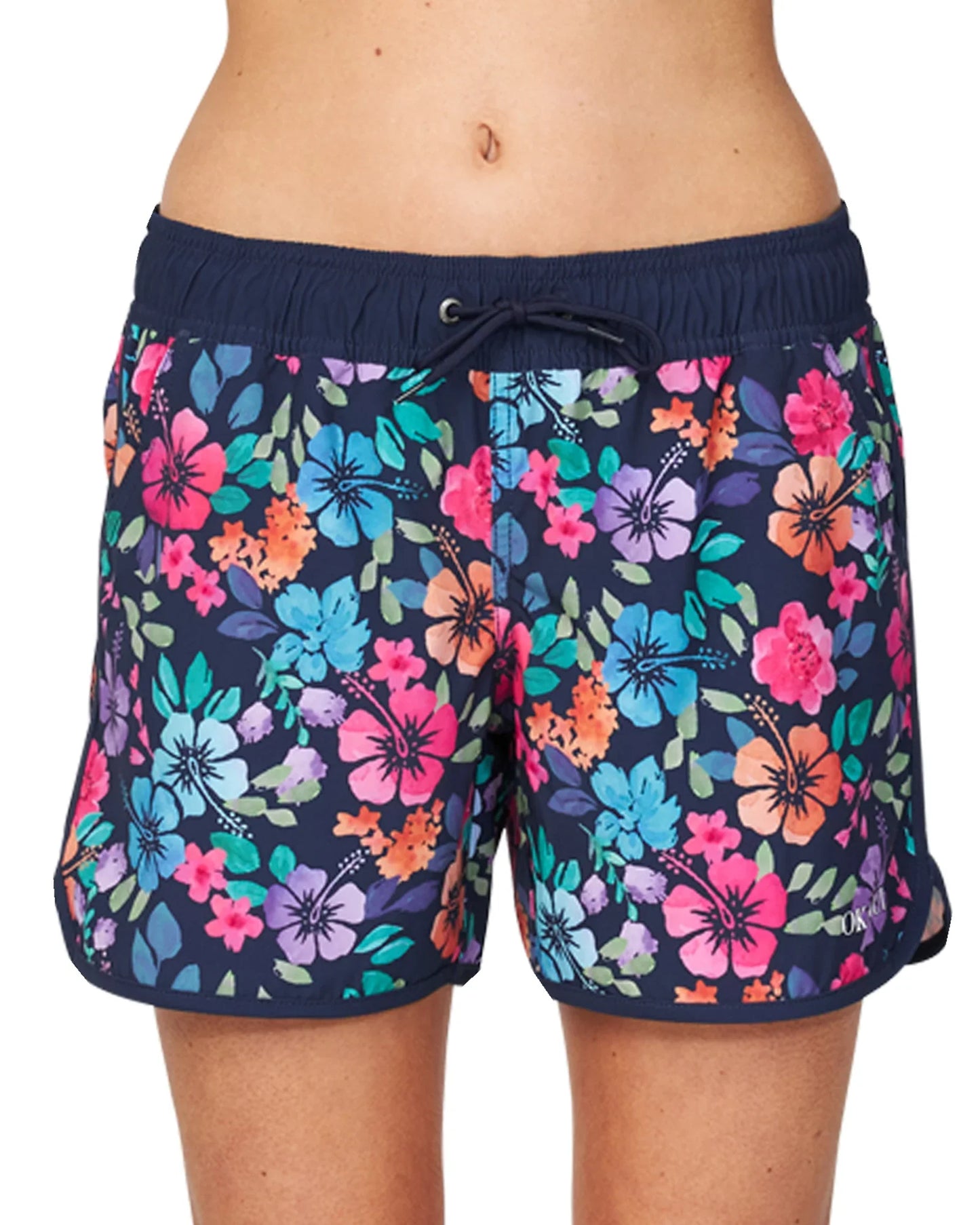 Womens - Swim Short - Tropicana Navy