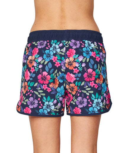 Womens - Swim Short - Tropicana Navy