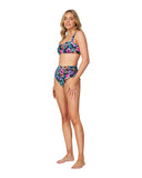 Womens - Swim Bottom - Womens - Swim Bottom - High Waist Bikini - Evergreen - Tropicana Navy