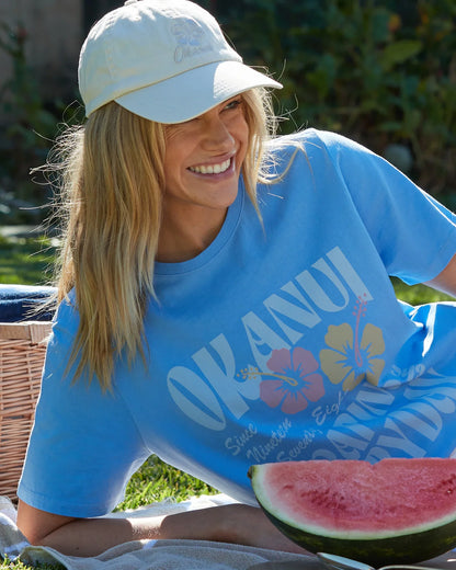 Womens - T-Shirt - Sundrench - Washed Blue