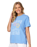 Womens - T-Shirt - Sundrench - Washed Blue