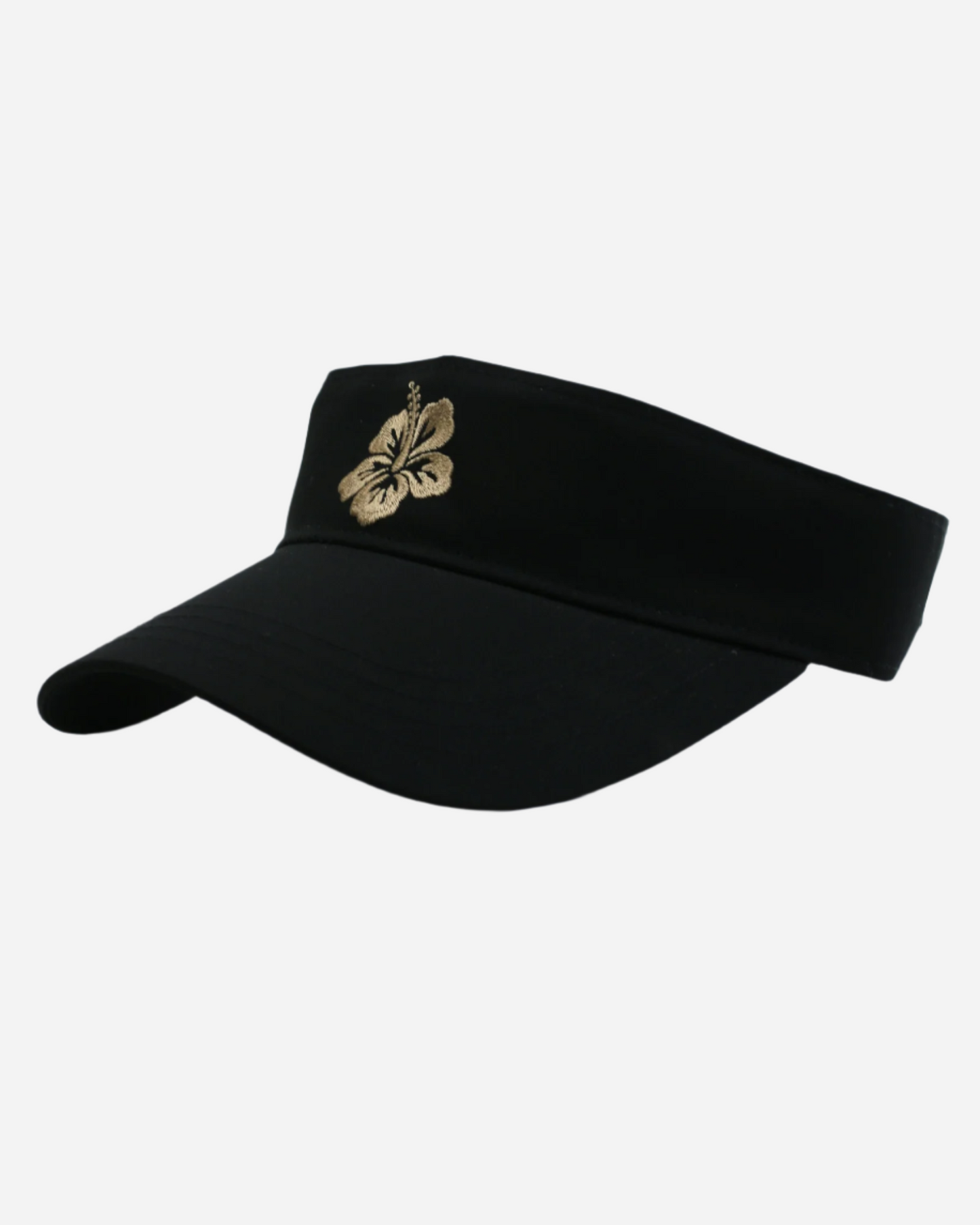 Front view of the Okanui Ikon Visor Cap in Black