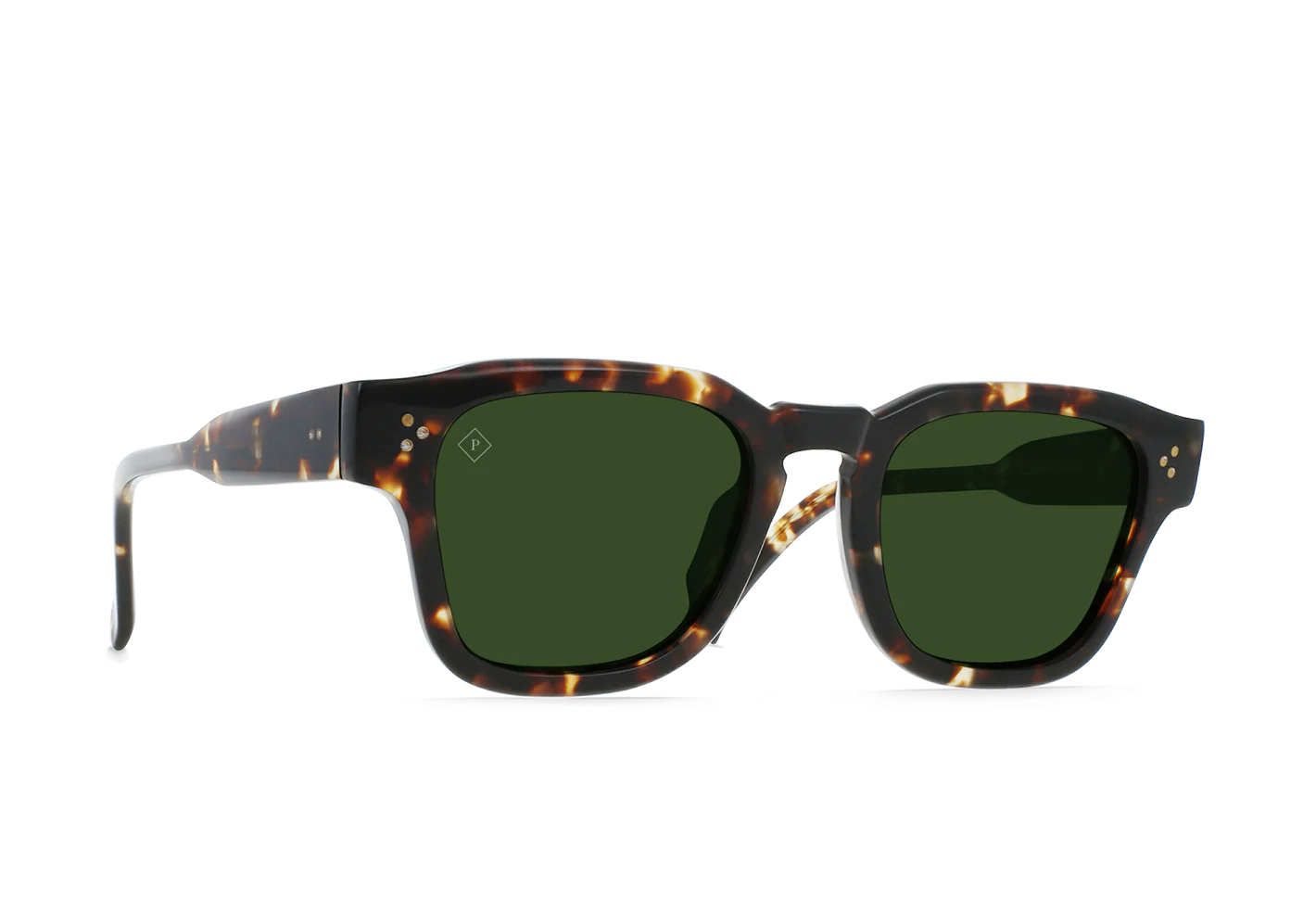 RAEN - Sunglasses - RECE - Brindle Tortoise / Green Polarized - 51