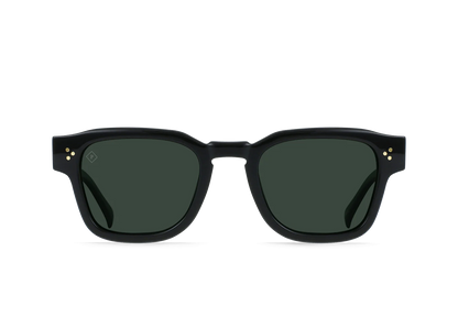 RAEN - Sunglasses - RECE - Recycled Black/Green Polarized - 51