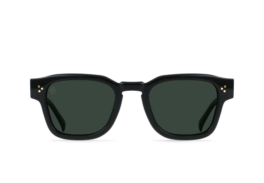 RAEN - Sunglasses - RECE - Recycled Black/Green Polarized - 51