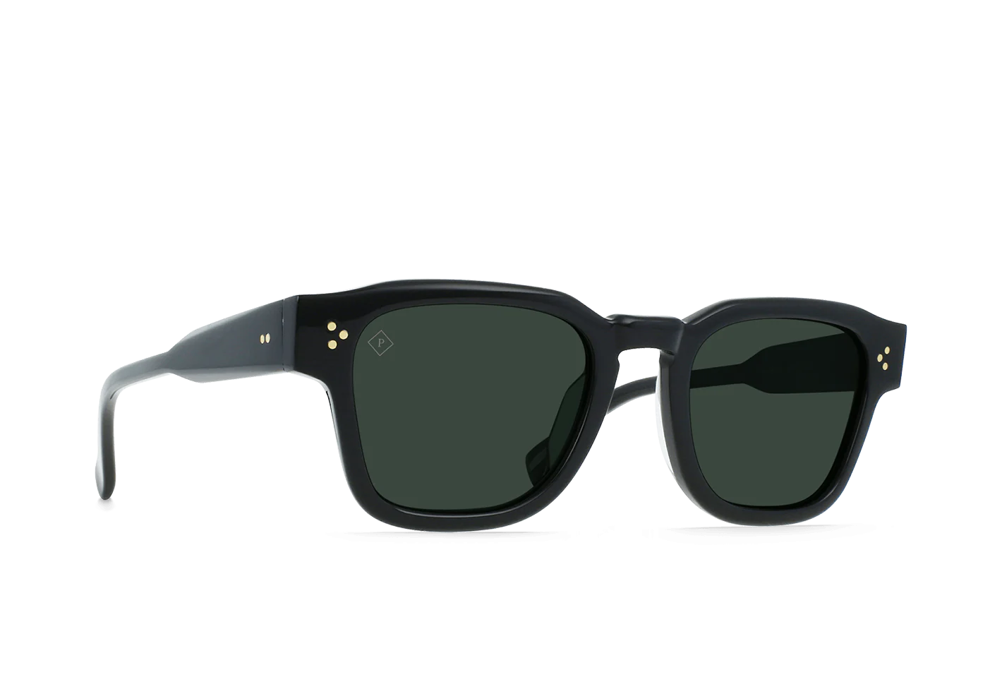 RAEN - Sunglasses - RECE - Recycled Black/Green Polarized - 51