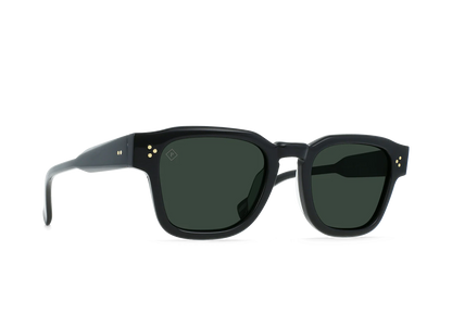 RAEN - Sunglasses - RECE - Recycled Black/Green Polarized - 51