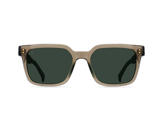 RAEN - Sunglasses - WEST - Ghost / Green Polarized - 55