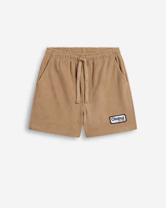 Boys Iron Cord Short - Stone
