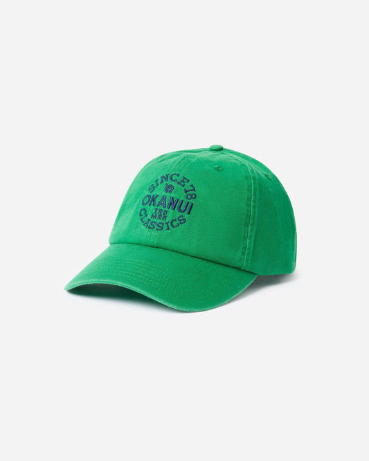 Mens Ikon Cap - Washed Emerald Navy