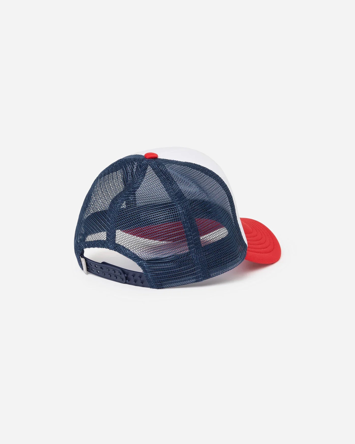 Boys Old School Trucker Cap - Red White Navy