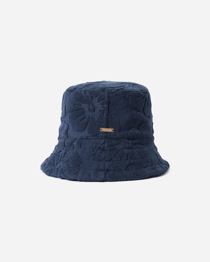 Weekend Terry Bucket Hat - Hibiscus Navy