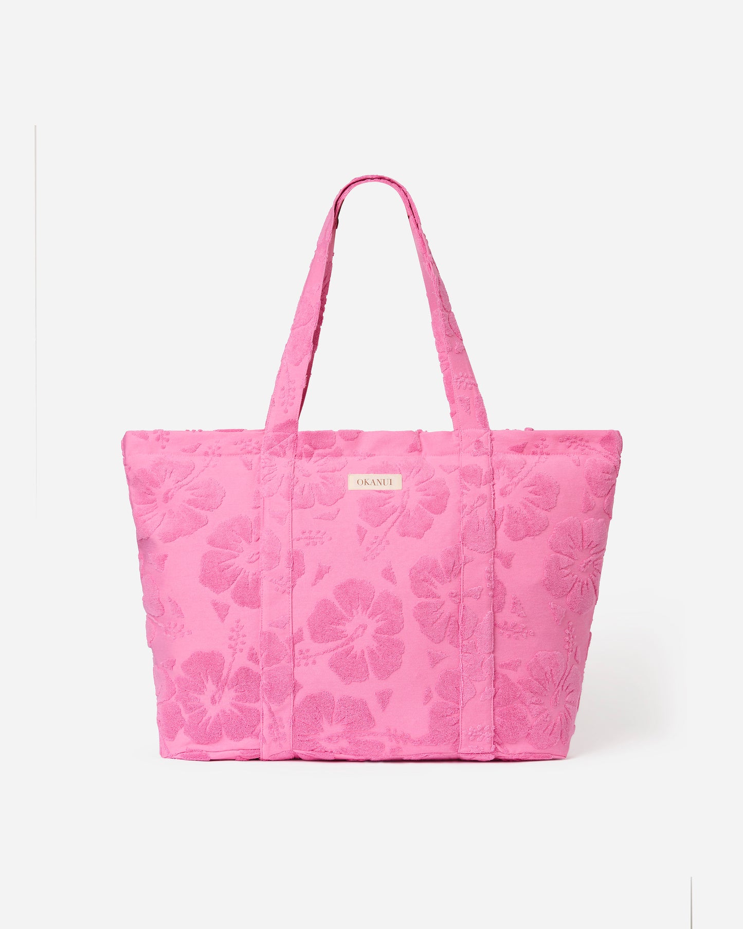 Bag - Weekender Terry Tote Bag - Hibiscus Pink