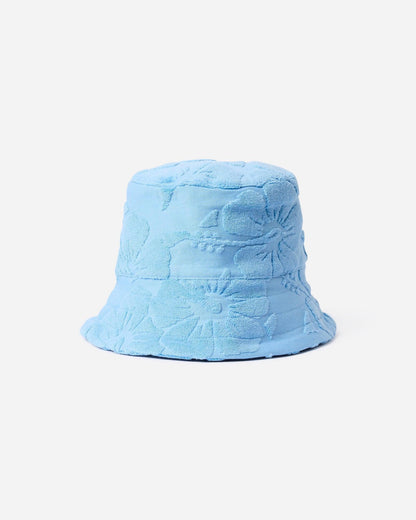 Weekend Terry Bucket Hat- Hibiscus Azure