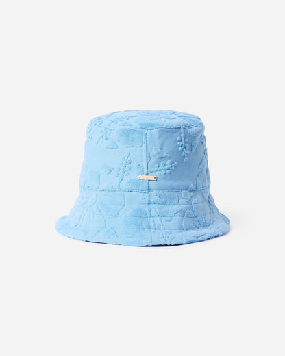 Weekend Terry Bucket Hat- Hibiscus Azure