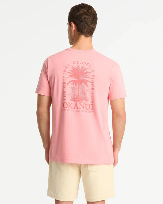 Mens Botanic T'Shirt - Rose