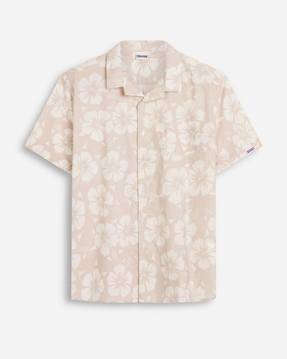 Mens - Classic Shirt - Classic Hibiscus Stone