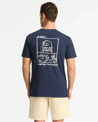 Mens Soleil T'Shirt - Navy