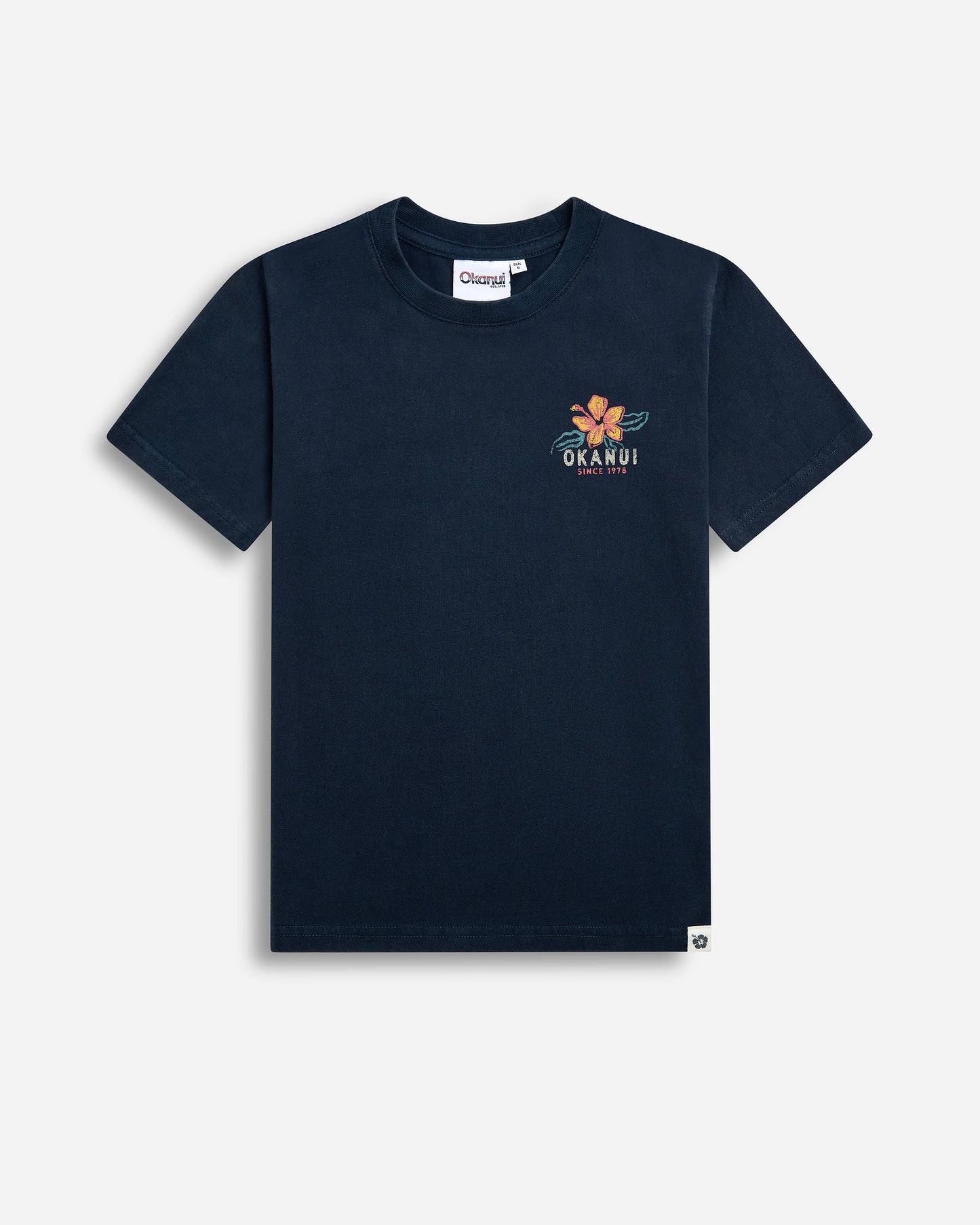 Kids Destination Lockup Tee - Darwin - Washed Navy