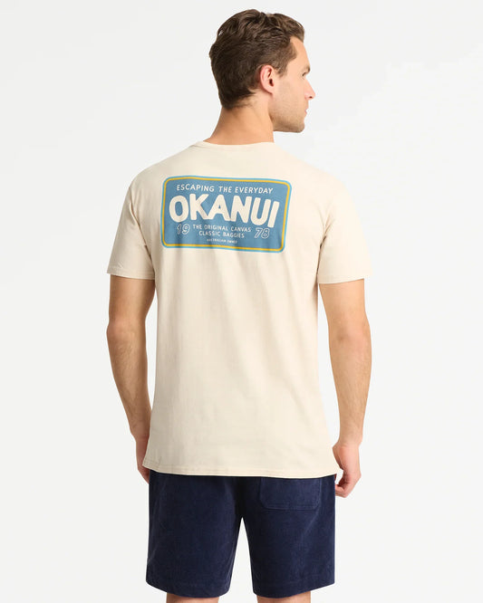 Mens Register T'Shirt - Stone