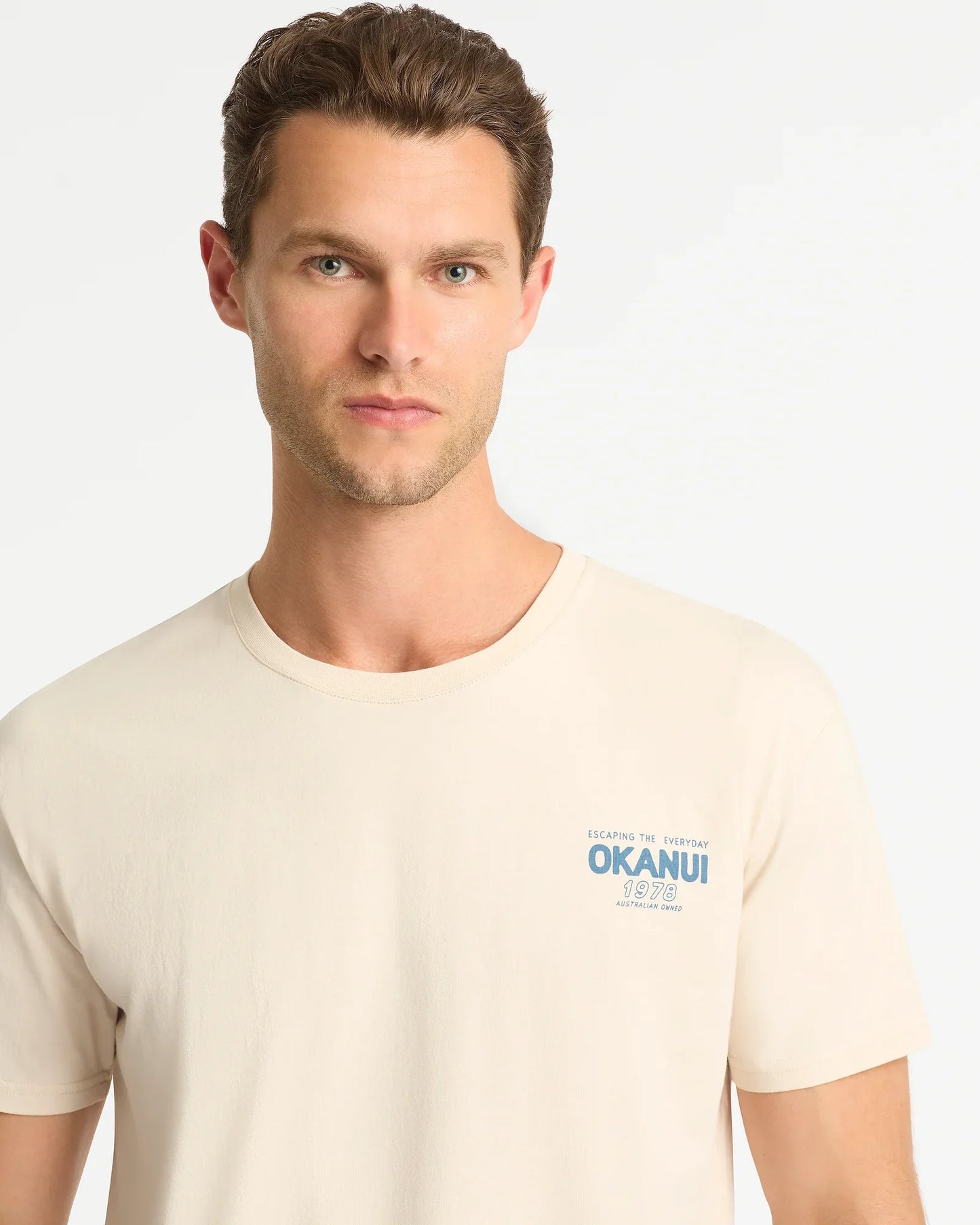Mens Register T'Shirt - Stone