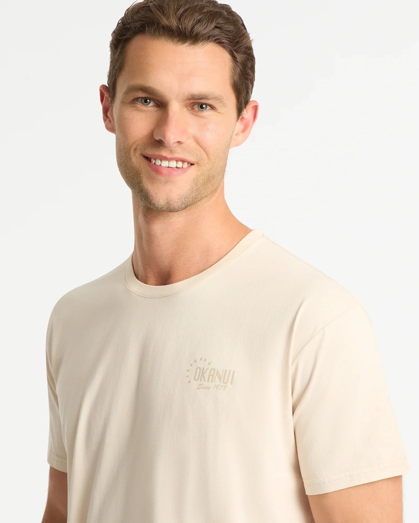 Mens Stacker T'Shirt - Stone