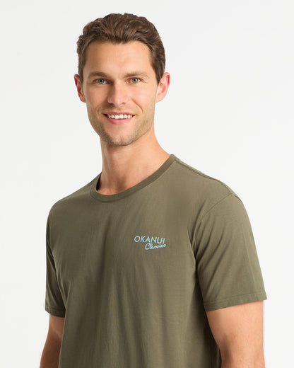 Mens Outa Reach T'Shirt - Olive