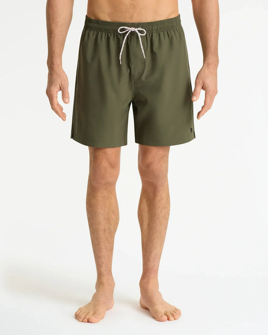 Onboard Stretch Swim Short - Olive Black