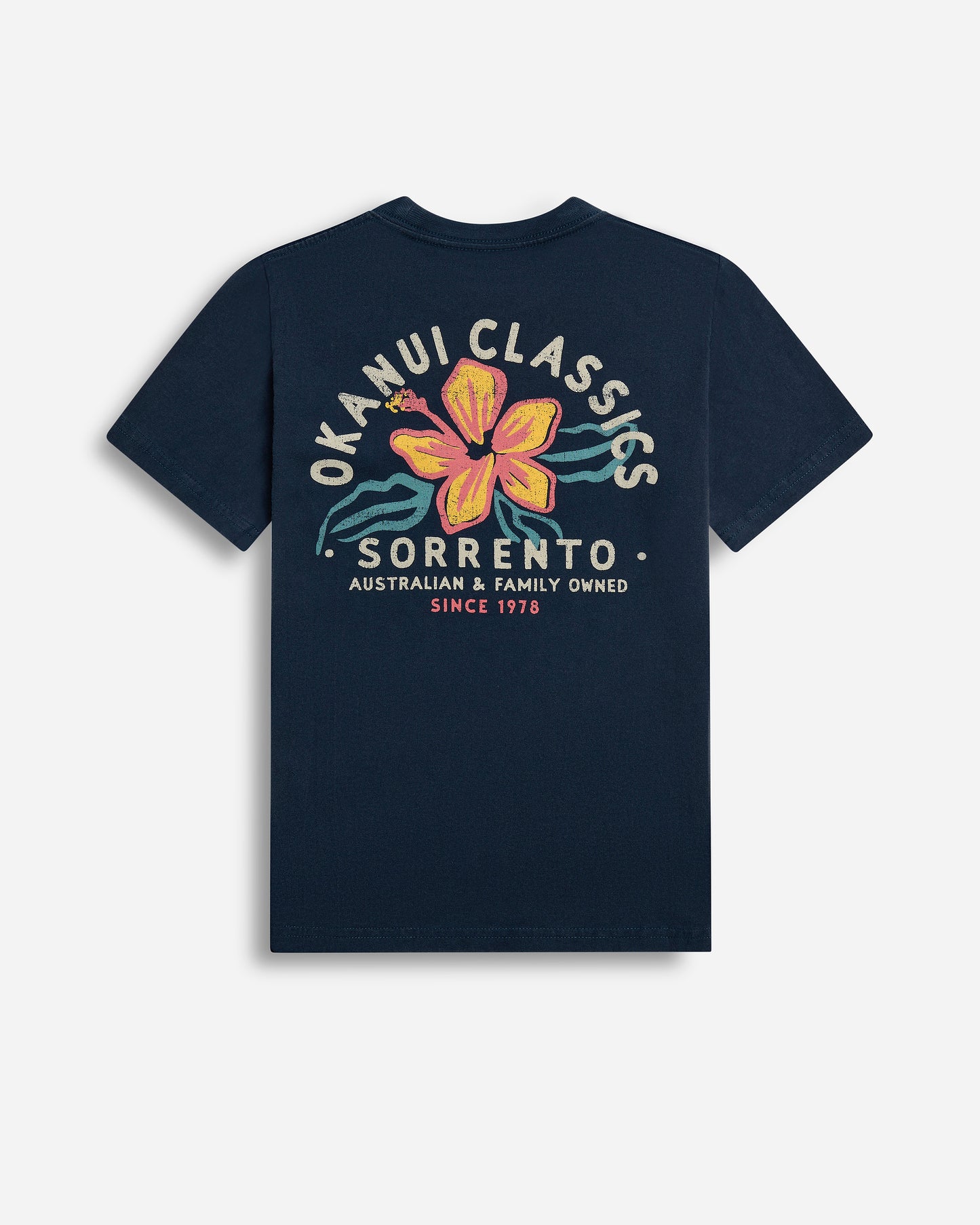 Kids Destination Lockup Tee - Sorrento - Washed Navy