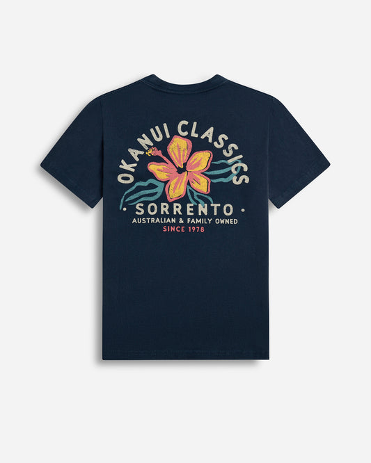 Kids Destination Lockup Tee - Sorrento - Washed Navy