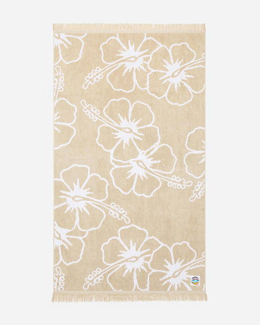 Towel - Classic Hibiscus - Hibiscus Stone