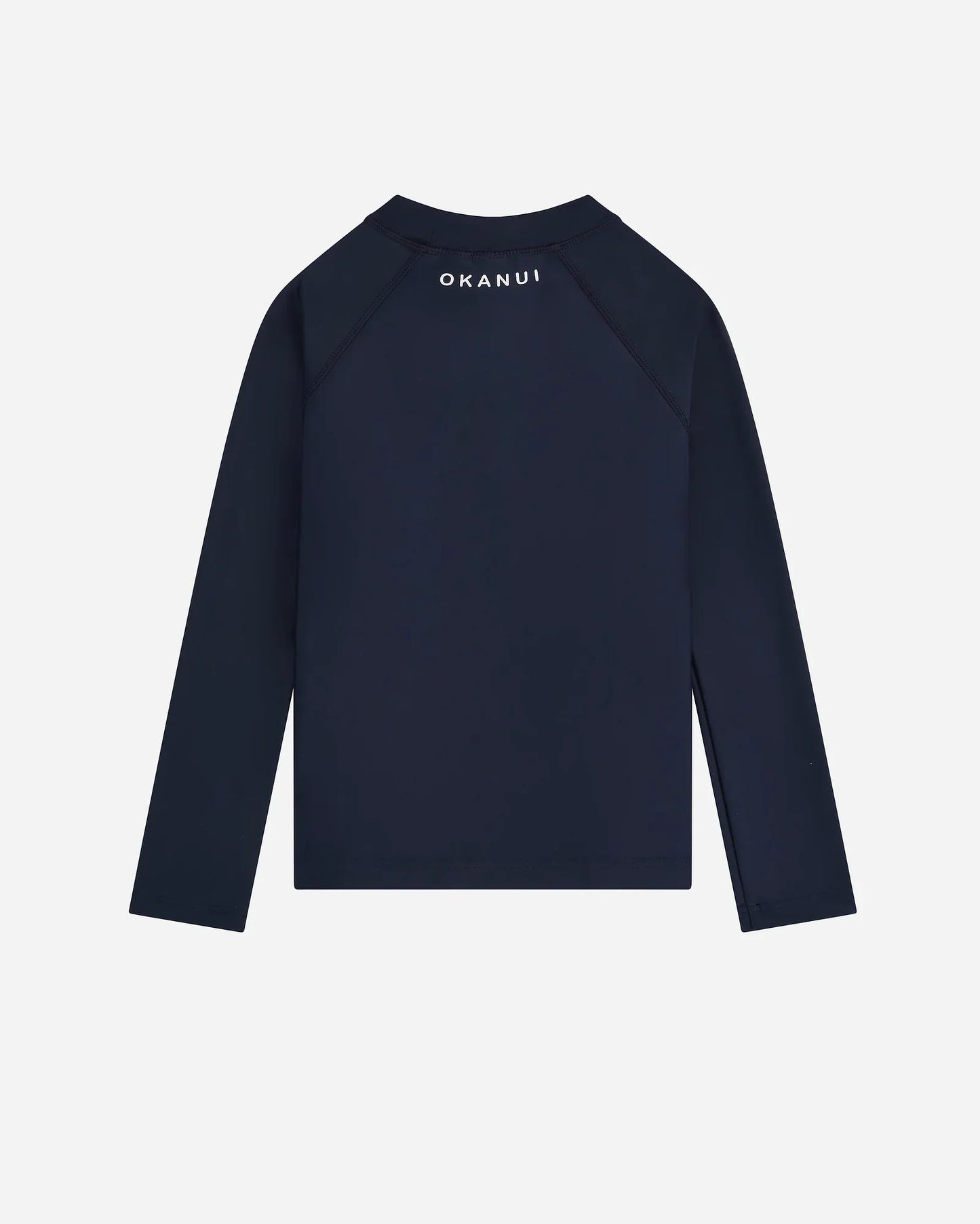 Girls Ikon Long Sleeve Rashie - Navy White